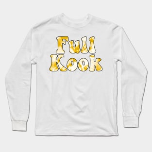 Tie Dye Yellow Full Kook Long Sleeve T-Shirt